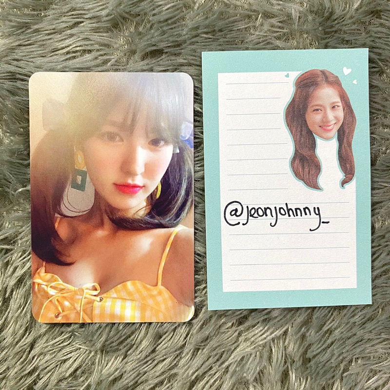  BOOKED  PC PHOTOCARD WENDY RV SUMMAG KUNING SUMMER MAGIC [BACA DESKRIPSI]