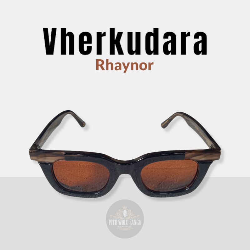 Frame vintage style Kacamata hitam Vherkudara Rhaynor original