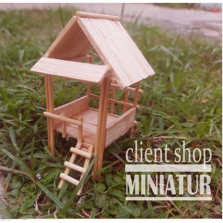 Miniatur Rumah Aquascape untuk Aquarium dan hiasan