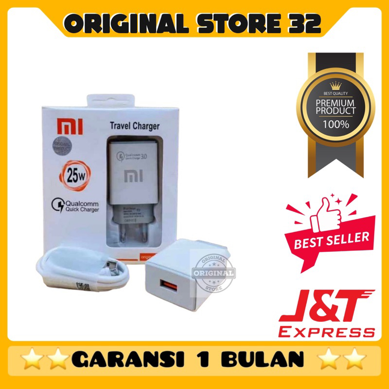 Charger Tc Brand Ak 933FC Fast Charging Xiaomi micro Ori 25W