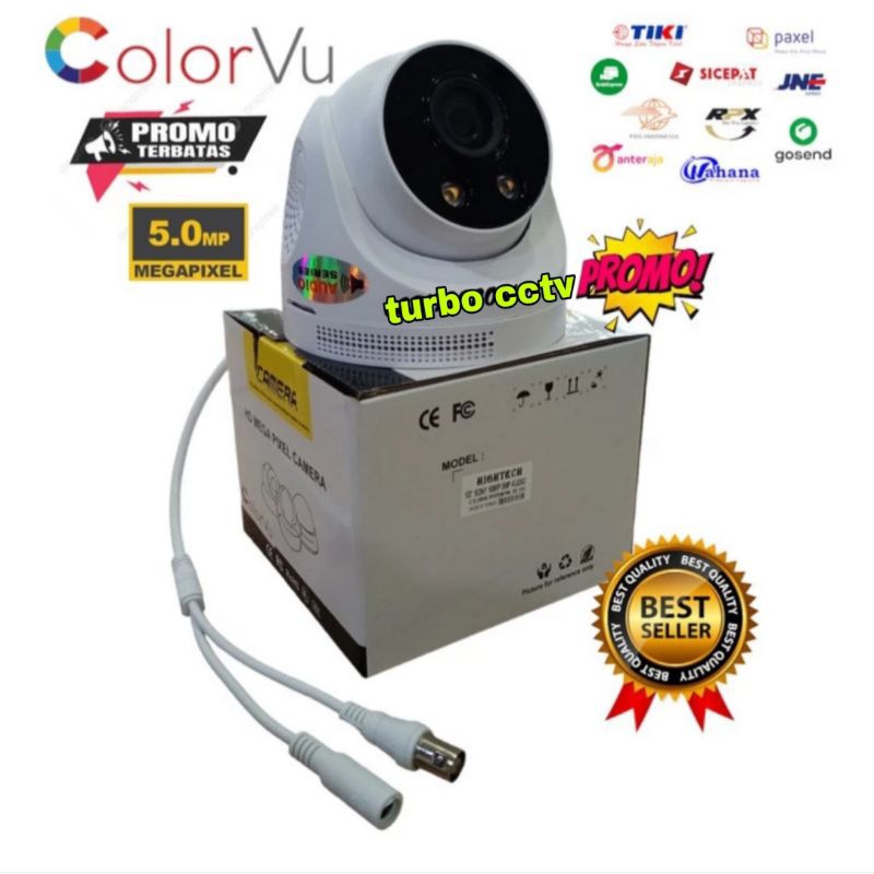 KAMERA CCTV INDOOR COLORVU LENS 5MP IR SONY TURBO HD (AUDIO) - INDOR 5MP AUDIO