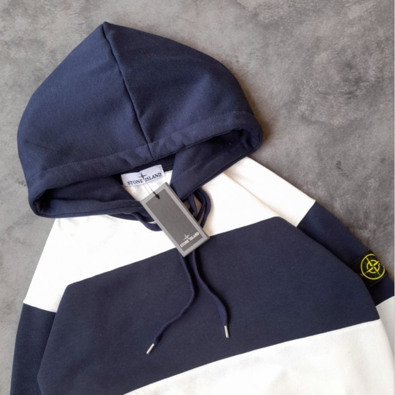 HOODIE JAKET SWEATER STONE ISLAND STRIPE NEVI FULLTAG &amp; LABEL