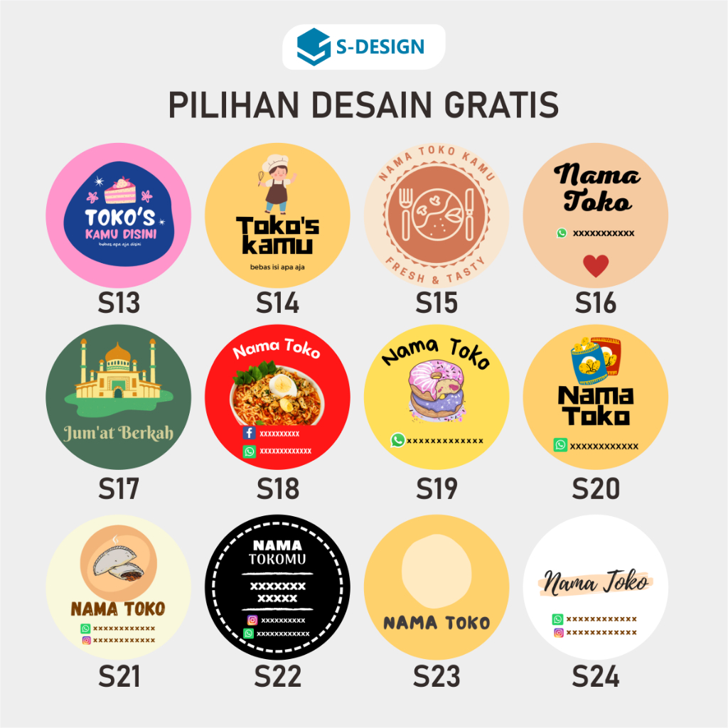 

RK STIKER PAKET 200PCS / STIKER LABEL / STIKER CUSTOM / STICKER LABEL / STICKER CUSTOM / STIKER