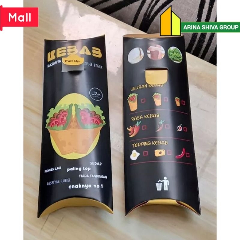 

100 LEMBAR KERTAS KEBAB TARIKAN UKURAN 24 × 9 CM HIGH QUALITY PAPER CRAFT TEBAL PRODUK TERBARU | KOTAK KEBAB KEKINIAN | DUS KEBAB VIRAL TIKTOK | KEMASAN KEBAB KEKINIAN | BOX KEBAB VIRAL | ARINA SHIVA GROUP 6035