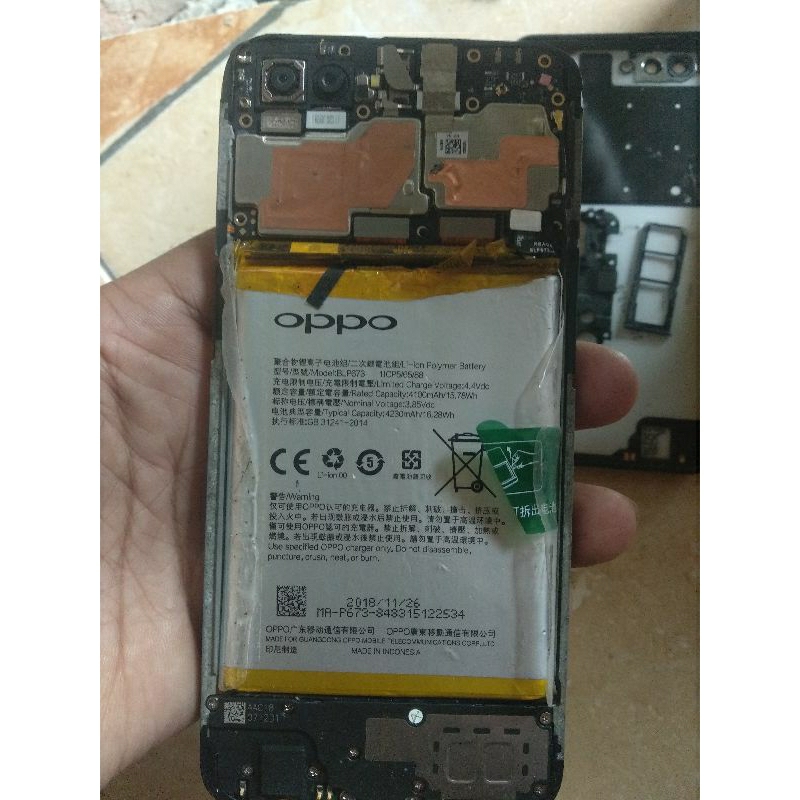 oppo a3s minus mesin