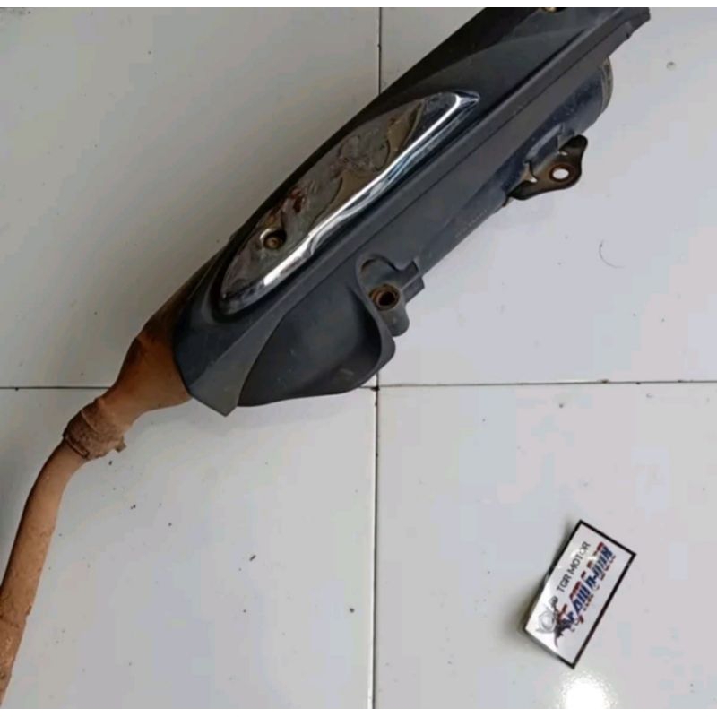 knalpot kenalpot standar ori original yamaha xeon 125 karbu bekas copotan