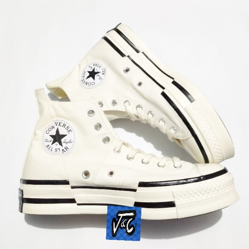 Converse Chuck 70 70s Plus Mixes Split Fused Trance Foam Hi White
