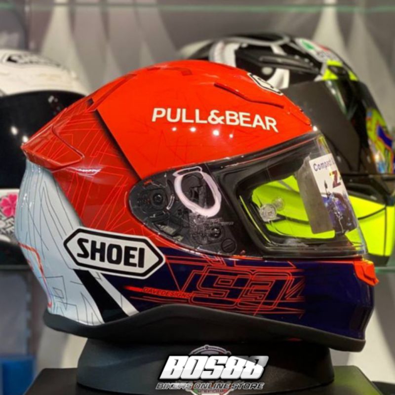 Shoei Z7 Marquez 6 Helm Full Face Helm Motor Shoei