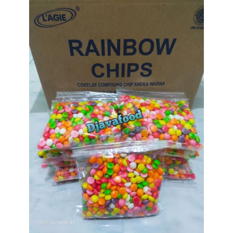 

rainbow chips lagie 100gram