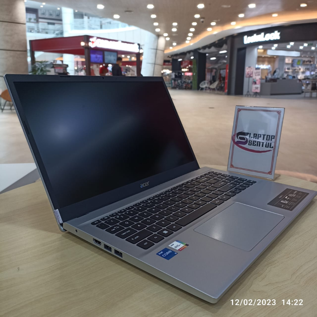 LAPTOP SLIM ACER ASPIRE 3 A315 INTEL I5 1235U RAM 16GB SSD 512GB FHD IRIS XE WINDOWS 11 HOME ORIGINAL