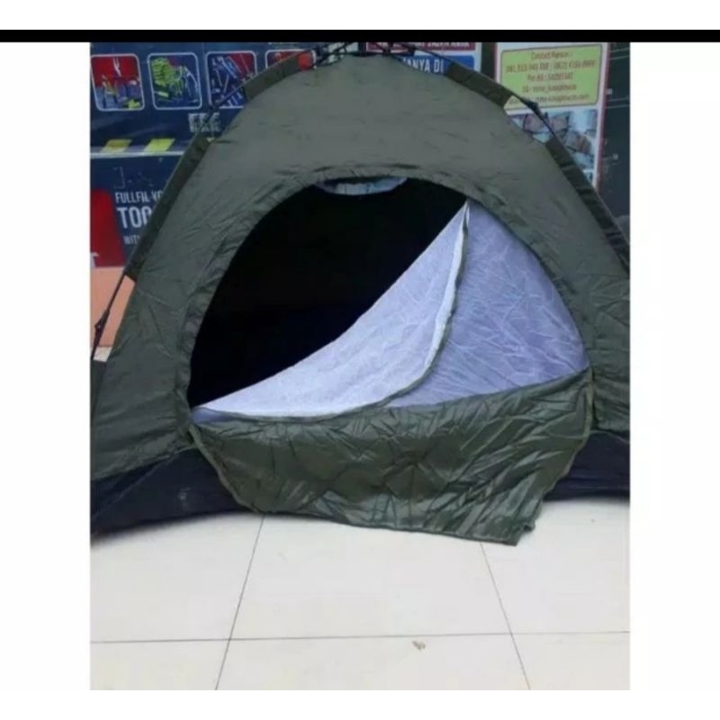 Tenda dome Portable Automatic Jatah TNI / Tenda Jatah TNI