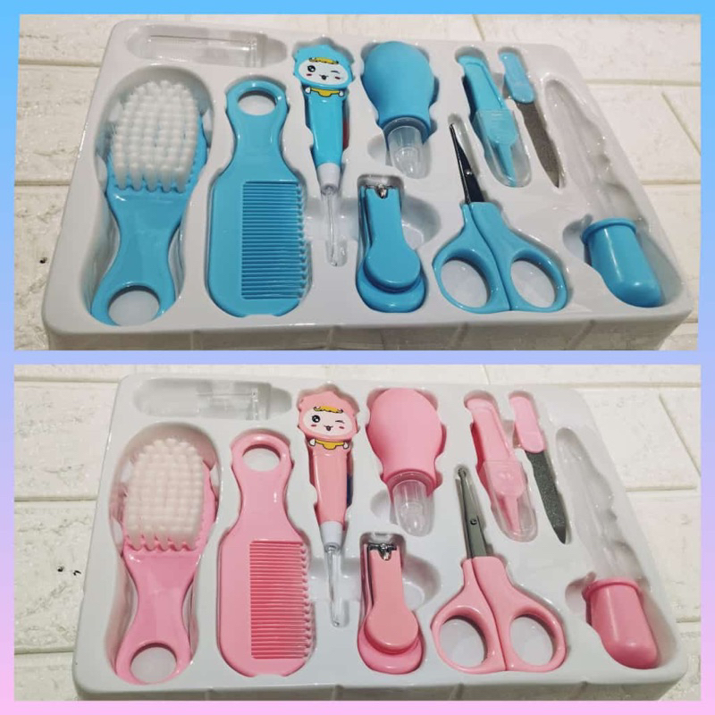 Baby care kit set 10 in 1 Sisir Bayi Set Gunting Kuku Bayi kado grooming gift Baby Nail #drpstore