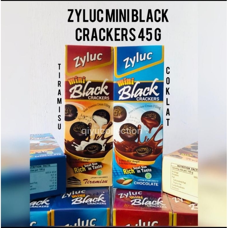 

ZYLUC MINI Black Crackers 45 g