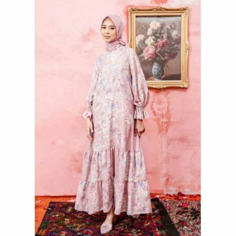 Gamis OMELLA DRESS wearing klamby copy/ READY STOK dress looklike