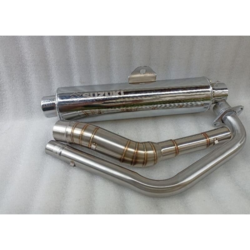 knalpot satria fu suara standar atau ckd standar racing Fu CBR Vixion Byson Mx