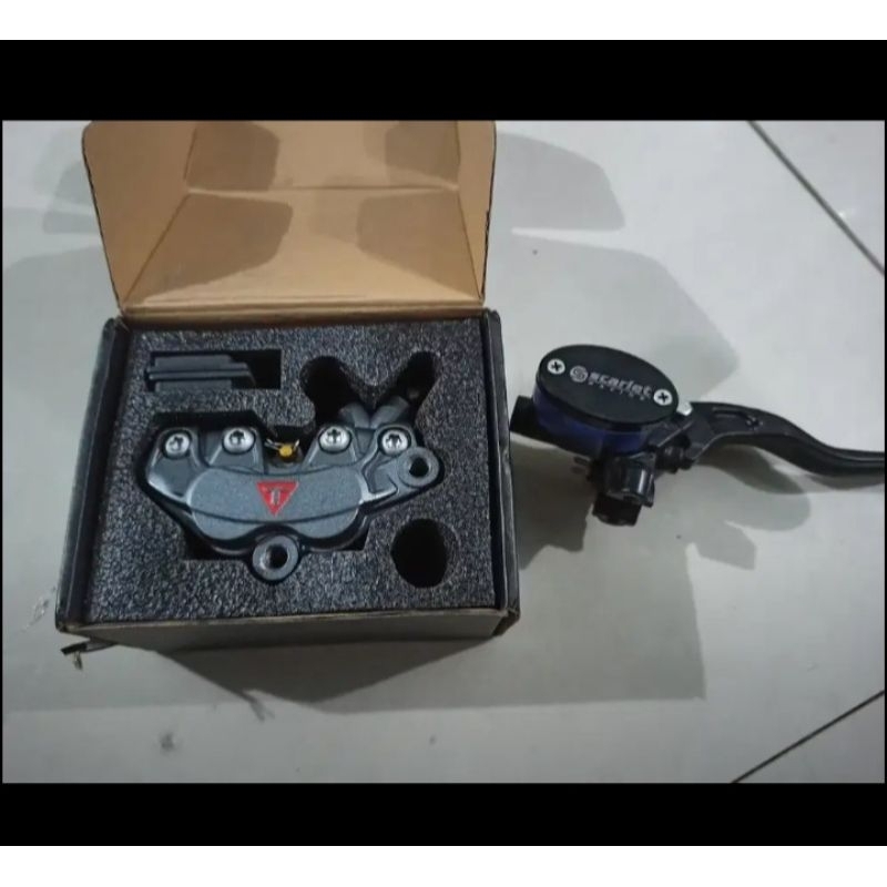 Kalipet Tad Tracktion Eagle dan Master Rem Scarlet Racing