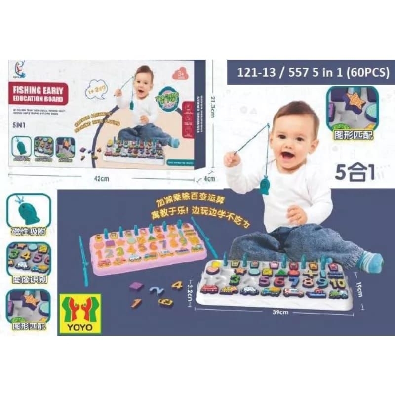 FISHING EDUCATION BOARD 5IN1 DUS 557