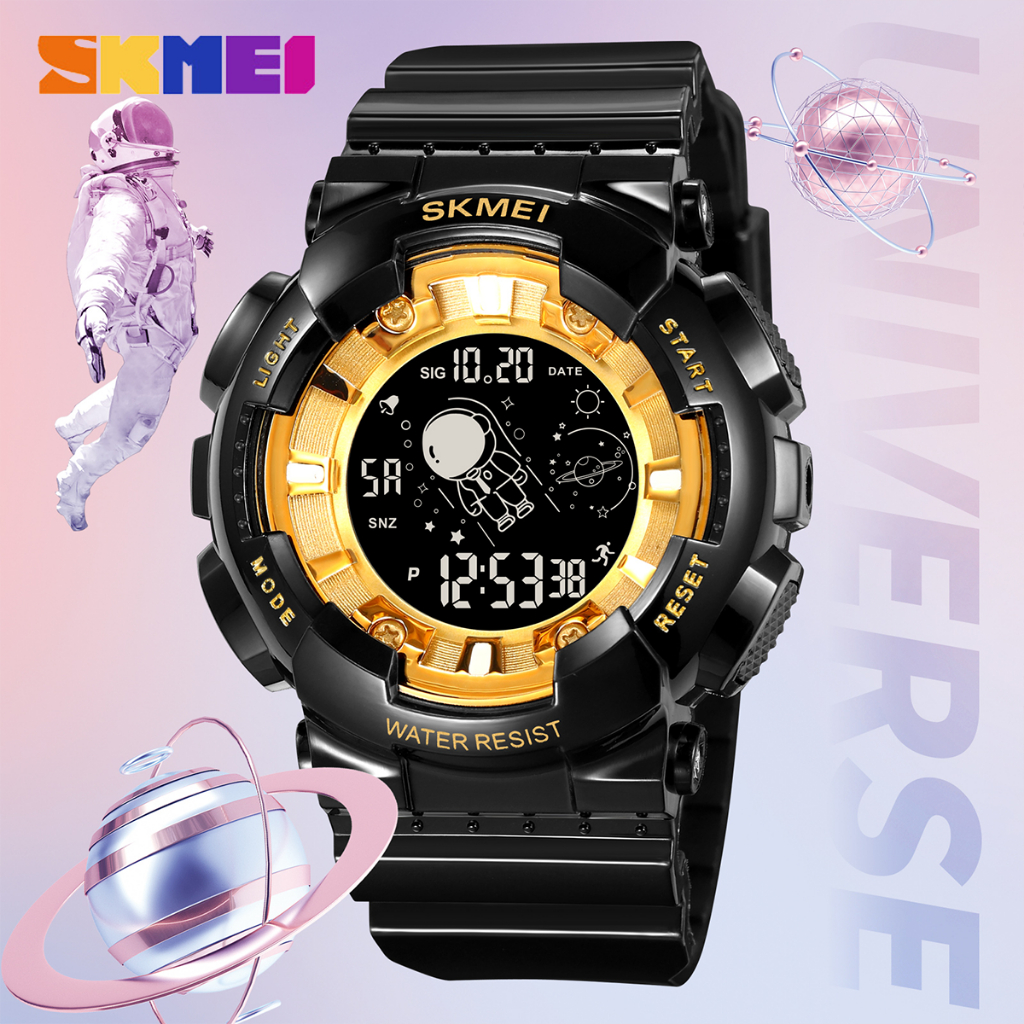 SKMEI 2035 Jam Tangan Pria Wanita Digital Astronout Anti Air 5 Bar WATCHKITE WKOS