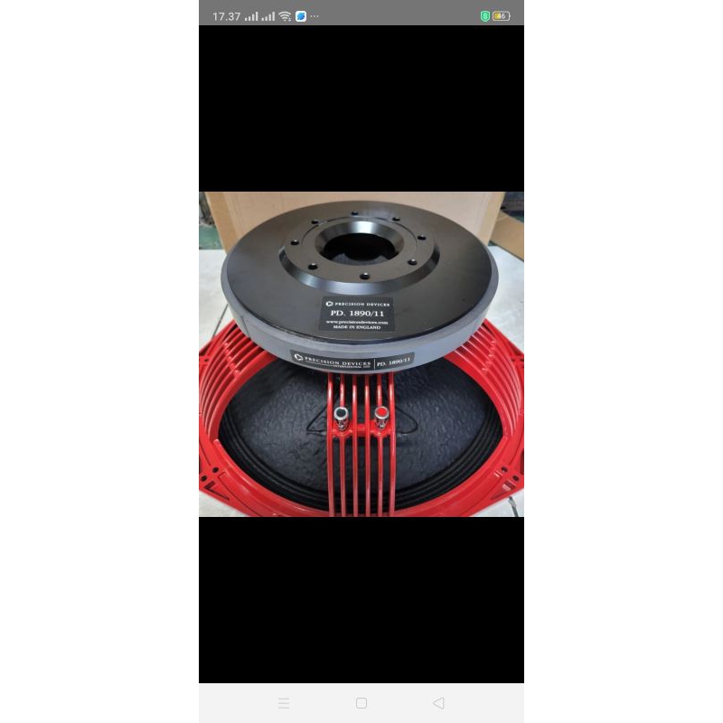 komponen speaker PD1890/ll 18inch coil 5inch