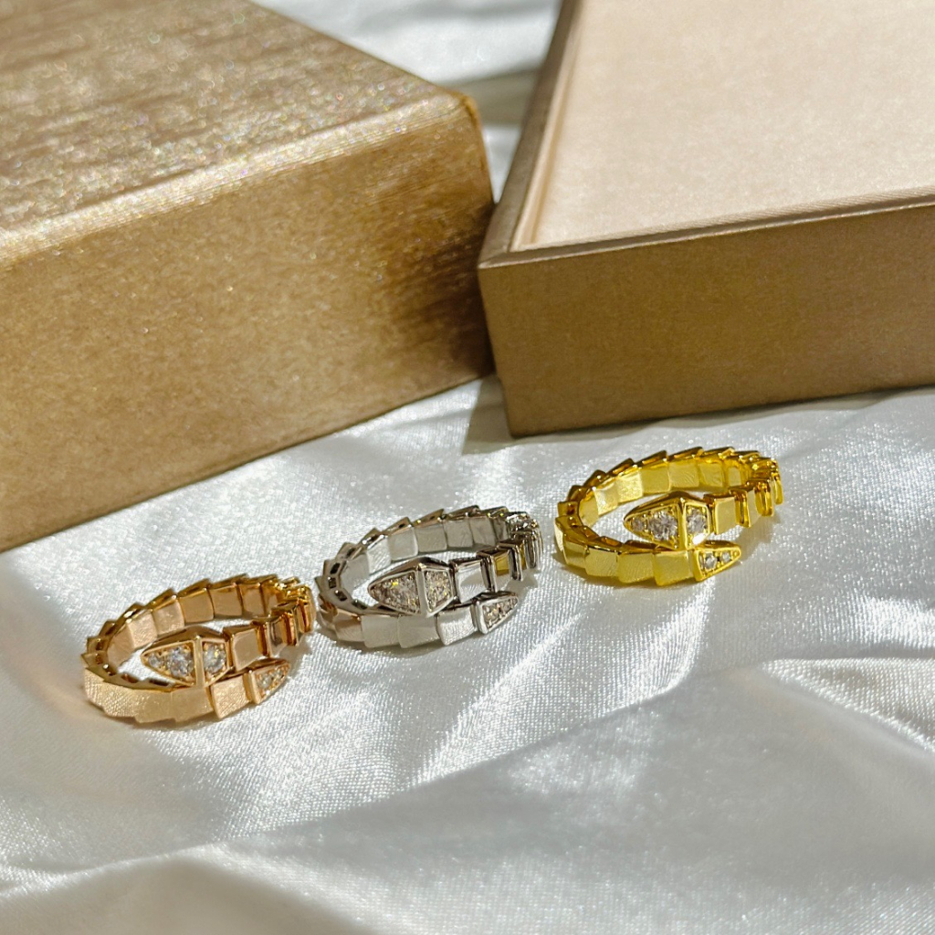 17k Emas asli 2.8 gram cincin Puith Rosegold Emas