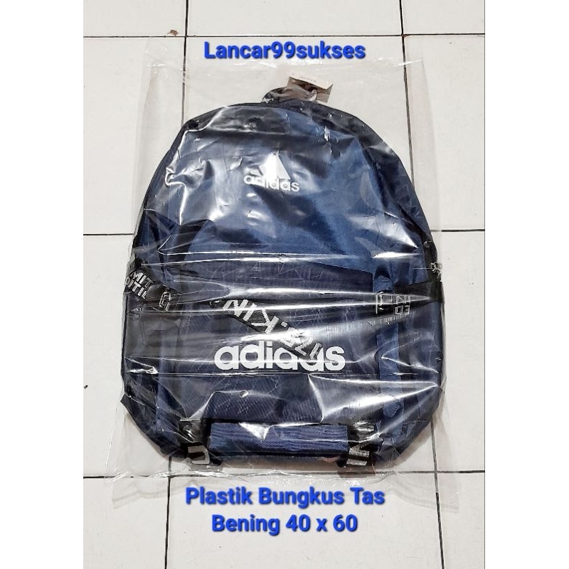 Plastik ransel plastik bungkus tas sekolah plastik bening plastik tas