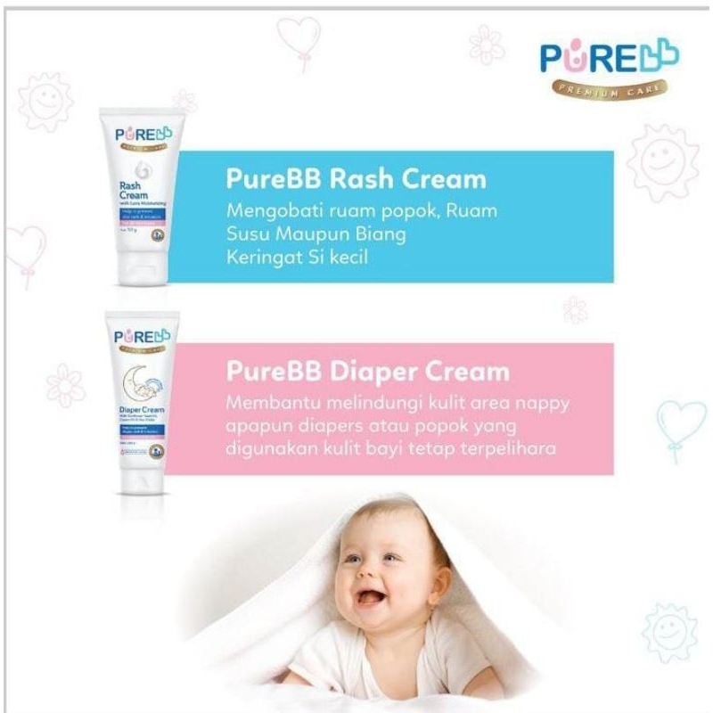 RASH CREAM PURE BABY/PUREBB/PUREKIDS 50g AUDREY BABY SHOP