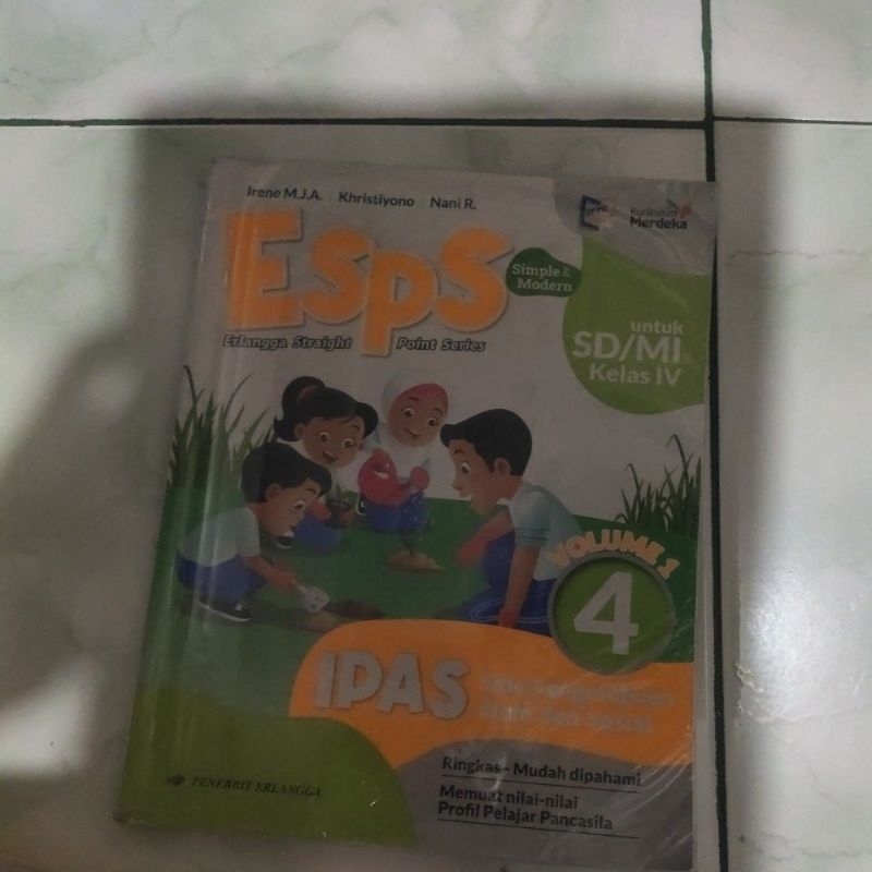 

ESPS IPAS VOLUME1 KELAS 4 SD BUKU BEKAS