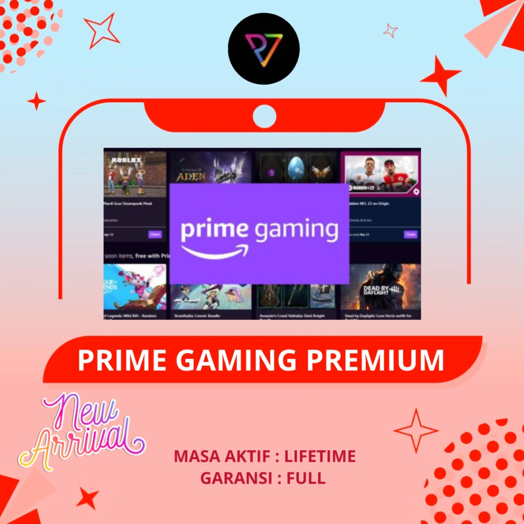 Amazon Prime Gaming Premium 1 Tahun Murah Bergaransi