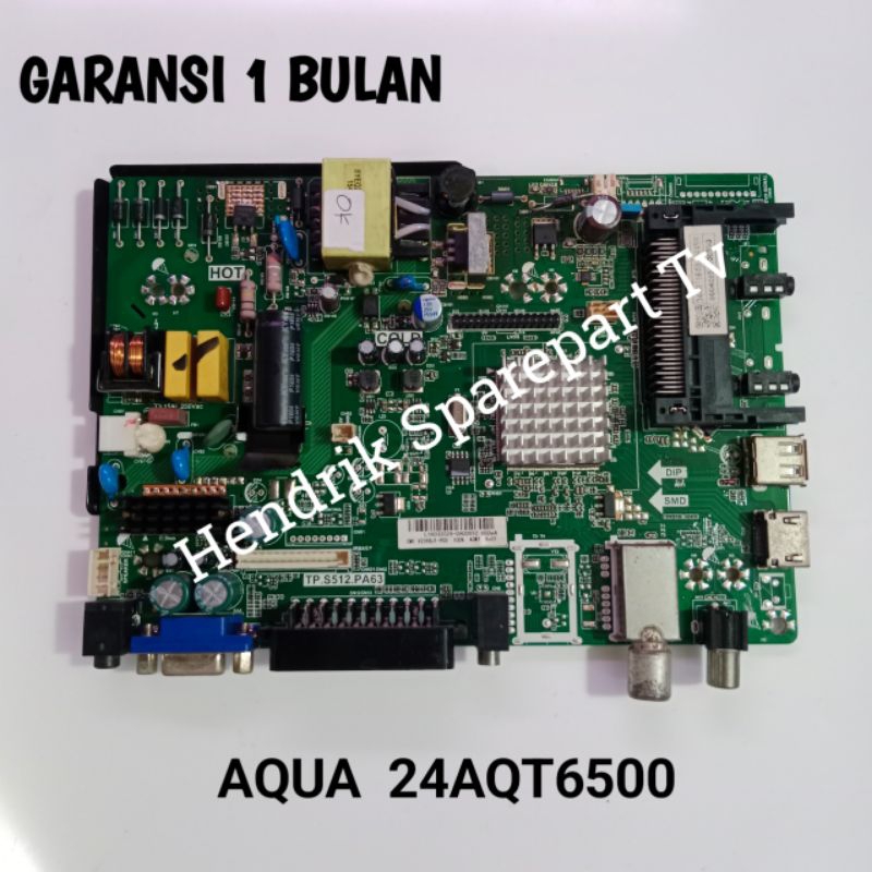 MAINBOARD - MESIN TV - MOBO - MOTHERBOARD - MB TV AQUA 24AQT6500