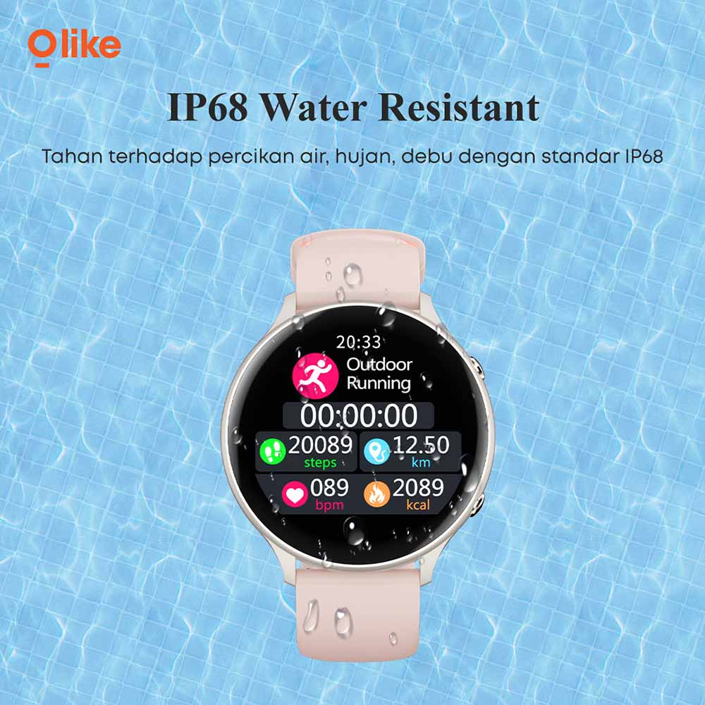 Olike FW1 Smartwatch HD full touchscreen Interstellar IP68 Waterproof