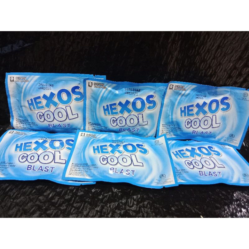 

PERMEN HEXOS COOL BLAST isi 8 butir, Permen Penyegar Nafas