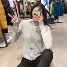 ORIGINAL PROMO JAKET MESH HOODIE UV PROTECTION OLAHRAGA JPS WOMENWOMEN AIRISM JAKET MESH HOODIE UV