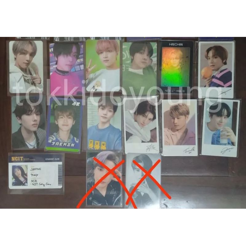 [WTS] Take All Haechan Matcha Natrep Cafe Slowacid Access Card Jewel Case Universe, Pola Nature Republic Haechan Taeyong Jungwoo Taeil, Jaehyun id NCIT NCT 127, NCT Dream Glitch Mode Trading Card Haechan Jaemin, Photocard PC