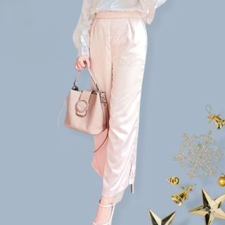 Kulot Satin Panjang / High Waist Pant / Celana Panjang Wanita