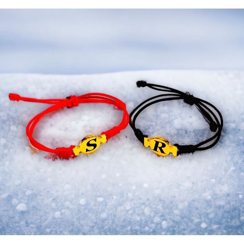 gelang titanium huruf anti luntur