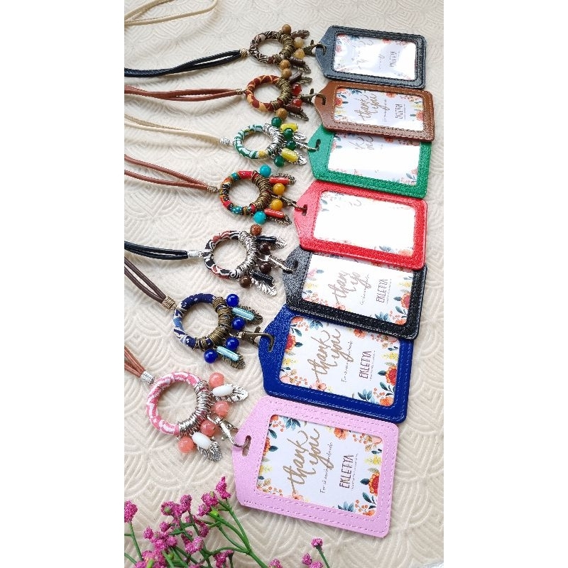 

Kalung ID Card/Nametag Batik Ring