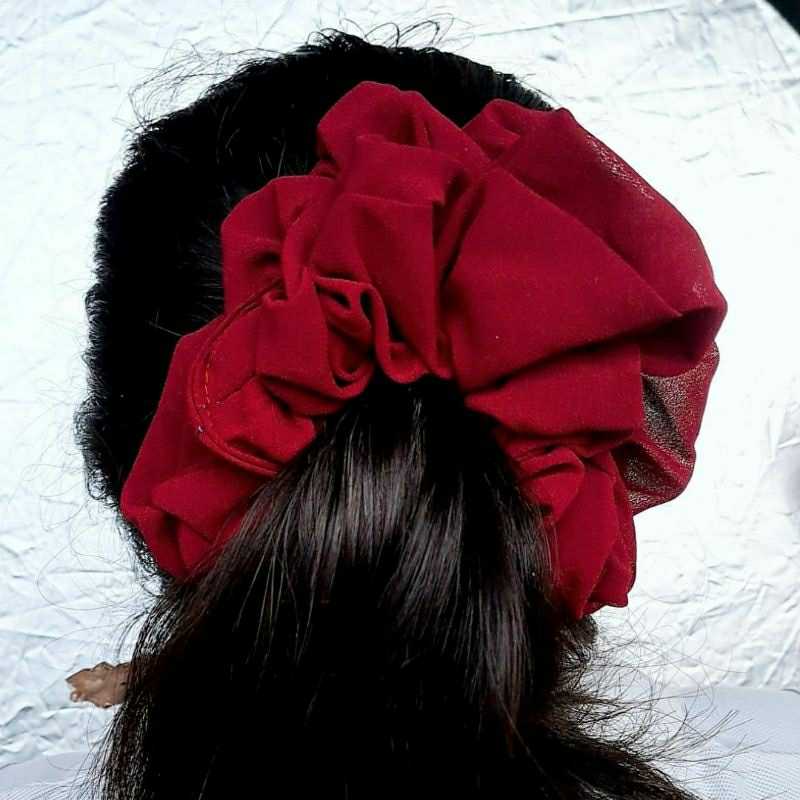 IKAT RAMBUT SCRUNCHIE JUMBO / Ikat rambut hijab / Kuncir donat hijab