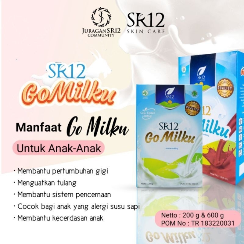 

DFS - SR12, Gomilku susu kambing premium