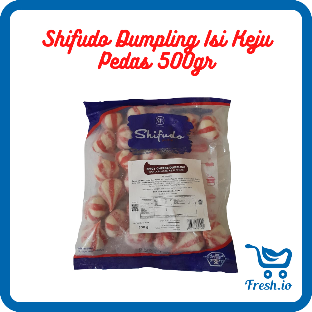 

Shifudo Dumpling Isi Keju Pedas 500gr