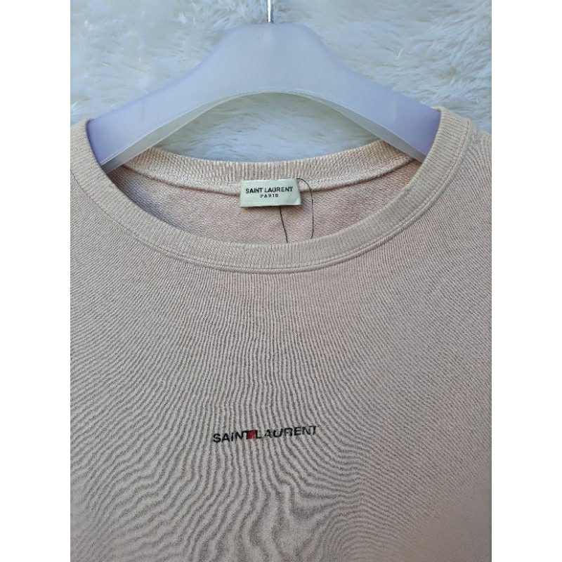 saint laurent crop sweatshirt