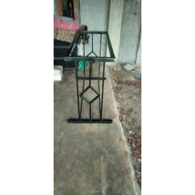 kaki meja besi hollow minimalis