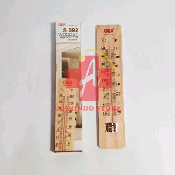 Thermometer Suhu Ruang Kayu Termometer Ruangan