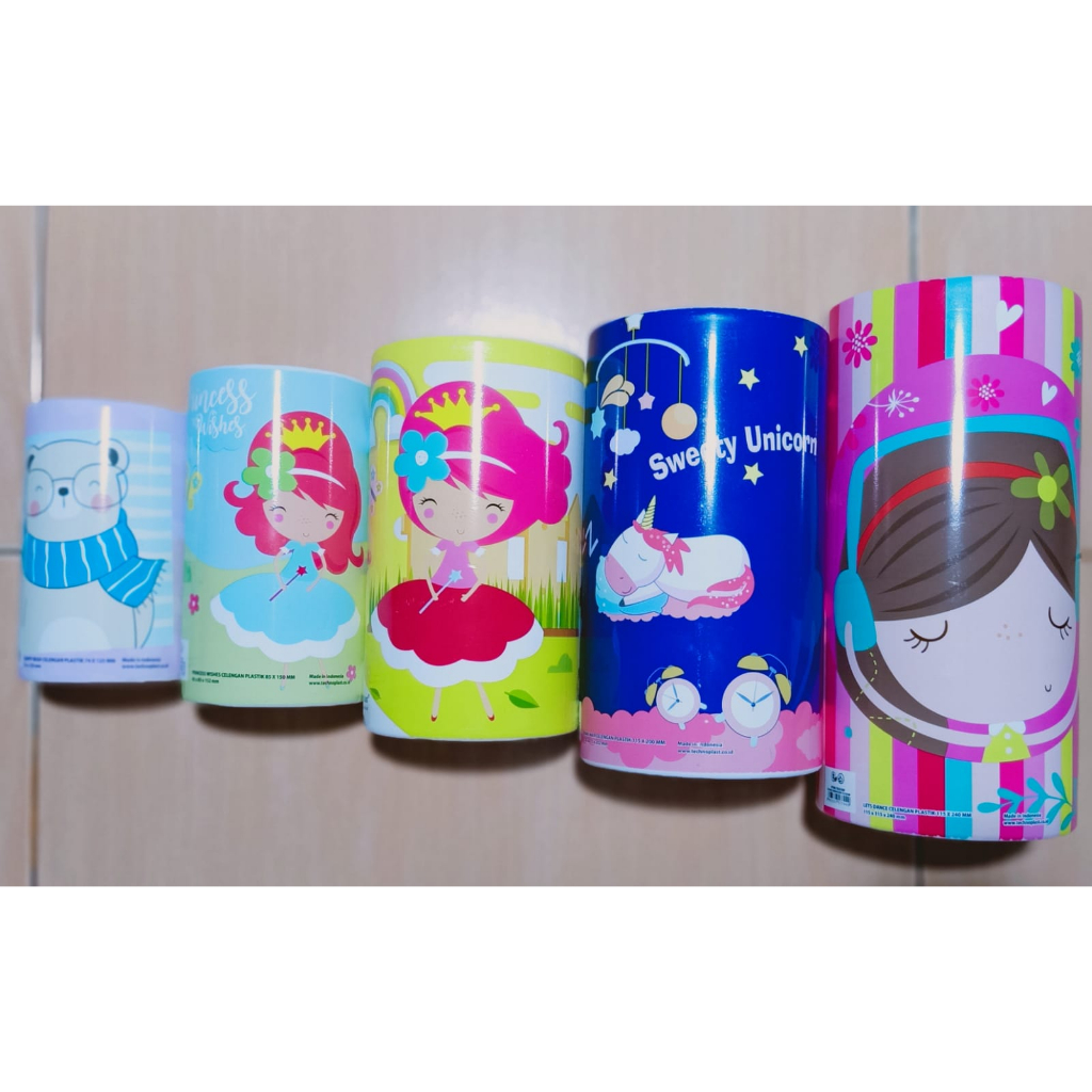 ~ PIYOSHI08 ~ TECHNOPLAST Celengan Plastik Motif Keren Lucu Coin Bank Souvenir MA82