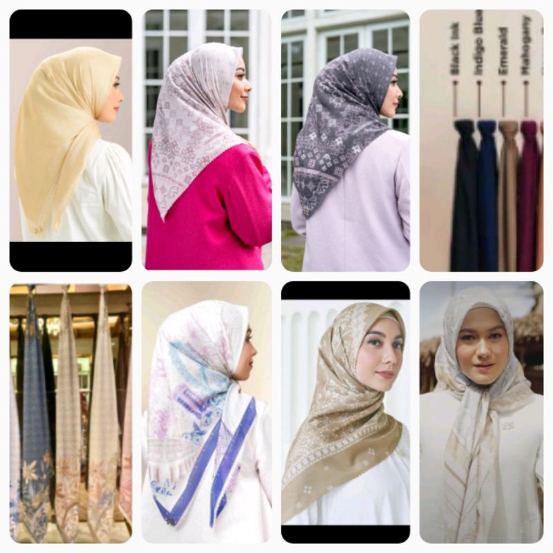 Daily scarf Batanghari scarf Vienna scarf London scarf Asha scarf Mashrabiya scarf Charlotte scarf L