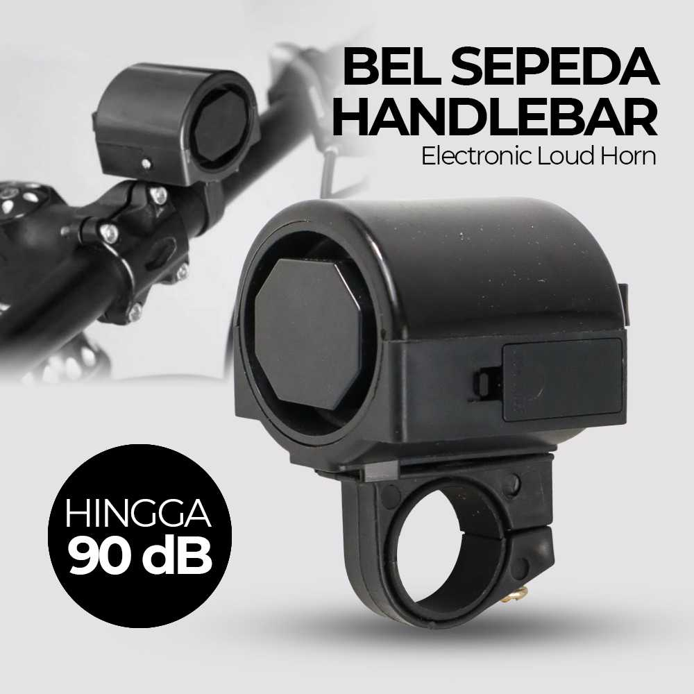 Bell Sepeda Handlebar Electronic Loud Horn Bicycle