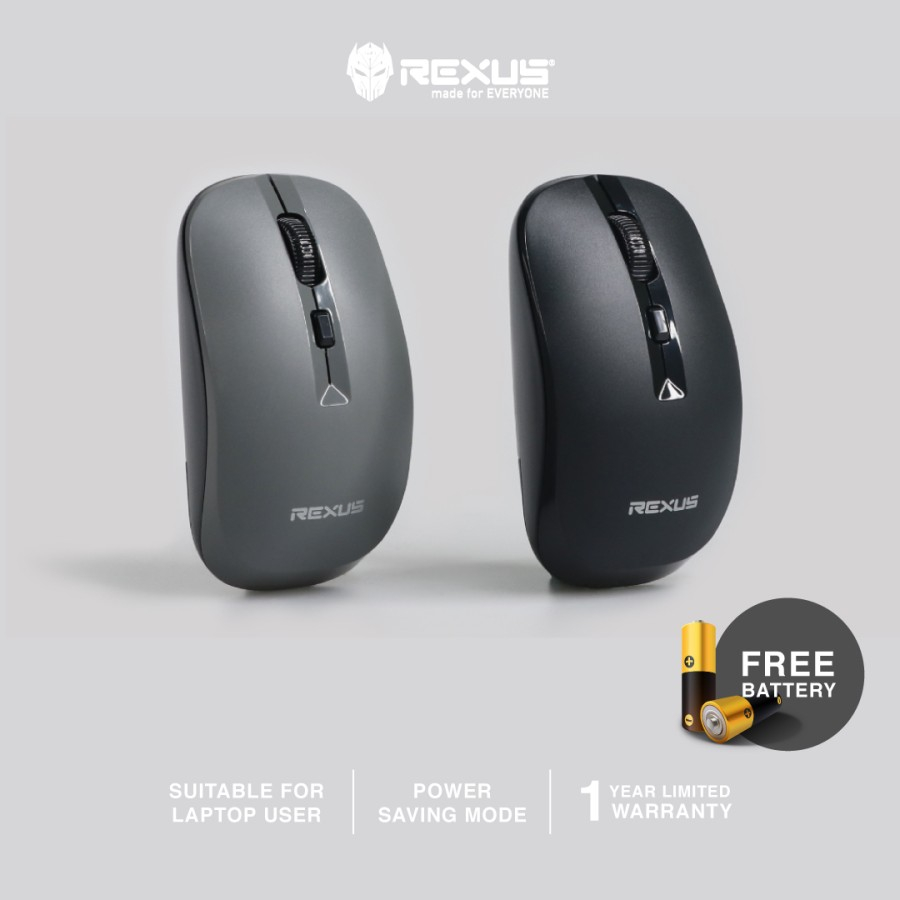 Rexus Mouse Office Wireless Q20 Silent Click Black