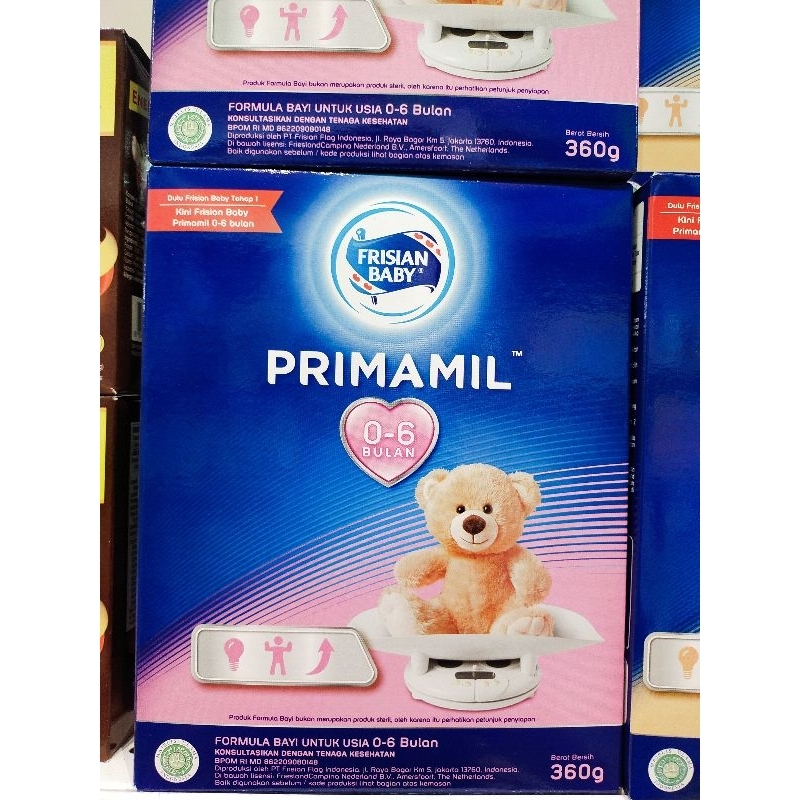 360gr Frisian Baby Primamil Susu Formula usia 0 - 6 Bulan