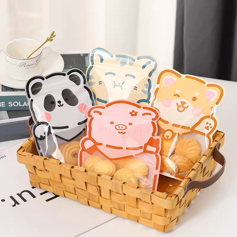 1pc Pouch 16x20cm motif kartun kemasan cookies permen kue kering candy