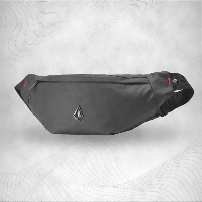 TAS VOLCOM WATERPROOF WAISTBAG VOLCOM WATERPROOF TAS SELEMPANG VOLCOM WATERPROOF TAS PINGGANG VOLCOM WATERPROOF Logo BESI