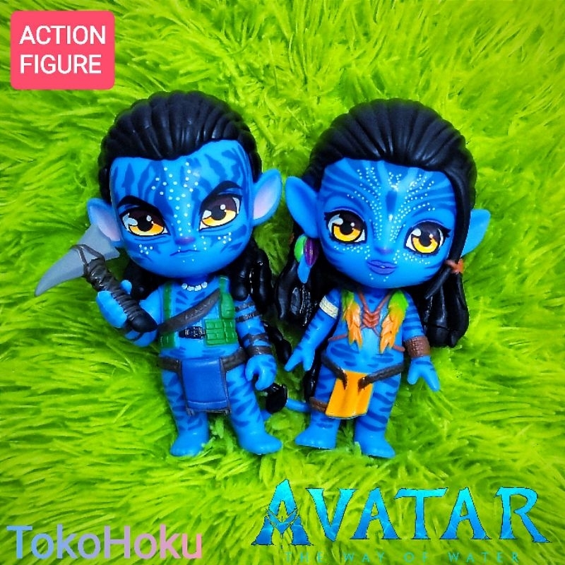 Action Figure AVATAR The Way of Water Mainan Jake Sully Neytiri